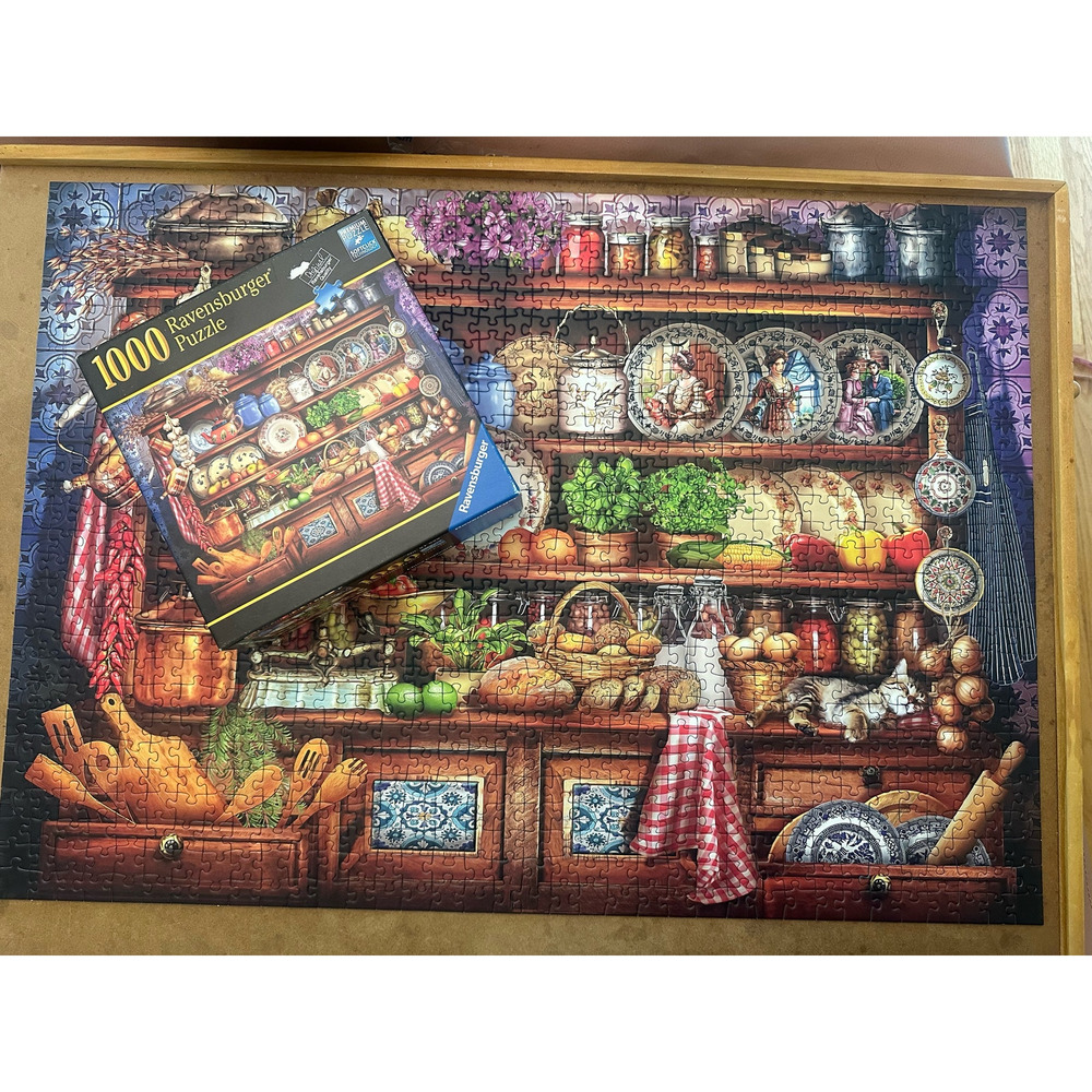 Ravensburger 1000 Piece Jigsaw Puzzle 81525 China Cupboard COMPLETE